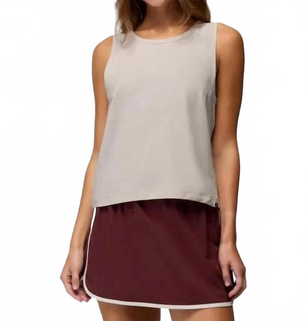 NEW PRANA railay tank in almond
